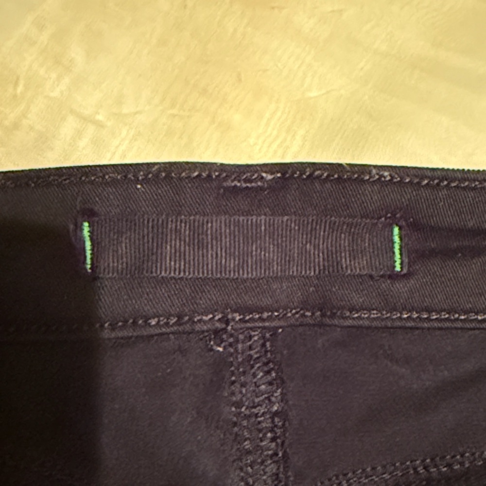 J BRAND Jeans Black Velvet Skinny Leg Mid Rise Pants Women's Waist Size 29 - Picture 4 of 7